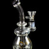 Dank Gals Mini Beaker Pipe with Colored Accents Dank Gals Mini Beaker Pipe with Colored Accents