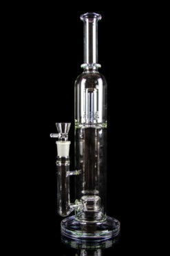 Cherry Bomb Domed Straight Tube with Colored Accents