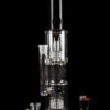 "Morpheus" Double Matrix Water Pipe with Black Accents "Morpheus" Double Matrix Water Pipe with Black Accents