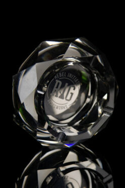 Rebel Initiate Glassworks Crystal Ashtray