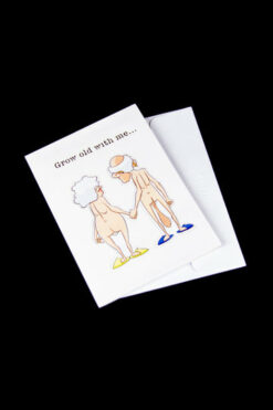 Dirty Pop NSFW Pop-Up Greeting Card - Grow Old With Me