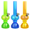 Mini Acrylic Water Pipe with Built in Grinder Base Mini Acrylic Water Pipe with Built in Grinder Base