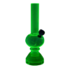 Mini Acrylic Water Pipe with Built in Grinder Base Mini Acrylic Water Pipe with Built in Grinder Base