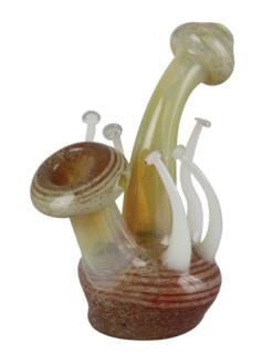 Mushroom Glass Bubbler