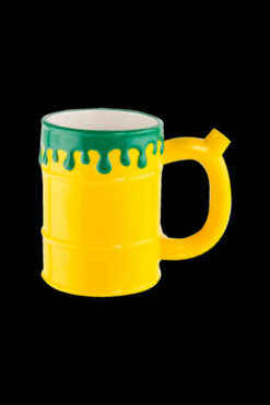 Ooze Toxic Waste Barrel Ceramic Mug Pipe