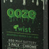 Ooze Adjustable Twist 650mAh Batteries - 5 Pack Ooze Adjustable Twist 650mAh Batteries - 5 Pack