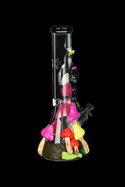 Witch Way 3D Painted Beaker Water Pipe