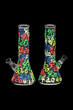 It's 420 Everywhere Glow in the Dark Water Pipe