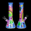 Beach Vibes 420 Painted Glass Water Pipe