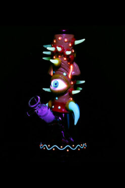 Horned Cyclops 3D Painted Beaker Water Pipe