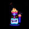 Neon Tiki 3D Painted Water Pipe Neon Tiki 3D Painted Water Pipe