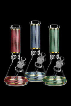 Pattern Beaker Water Bong - Huffy