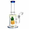 Decorative Dab Rig with UV Accents - Pineapple Perc Decorative Dab Rig with UV Accents - Pineapple Perc