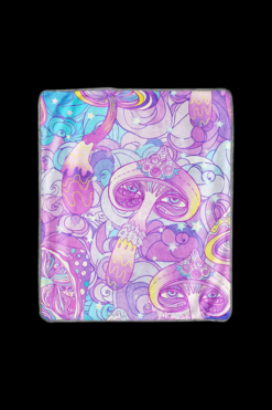 Pulsar Fleece Throw Blanket - Melting Shrooms