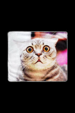 Pulsar Fleece Throw Blanket - Stoned Cat