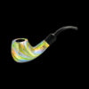Pulsar Shire Pipes Bent Apple Rainbow Tobacco Pipe