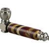 Rainbow Wood & Stainless Steel Hand Pipe Rainbow Wood & Stainless Steel Hand Pipe