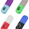 Silicone Capsule Hand Pipe with Glass Bowl
