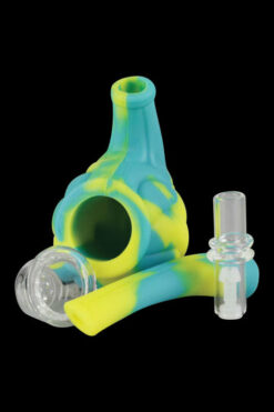 Silicone Hand Pipe with Glass Bowl