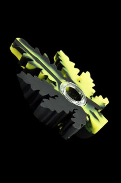 Silicone Hemp Leaf Hand Pipe