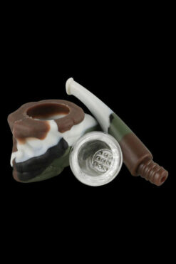 The "Skull-Lock" Silicone Hand Pipe