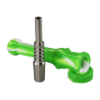 Silicone "Dab Collector" Vapor Straw with Titianium Tip
