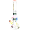 Glass Enchanted Leaves Beaker Water Pipe