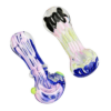 Worked Slime Strands Hand Pipe - 3.5" | Colors Vary