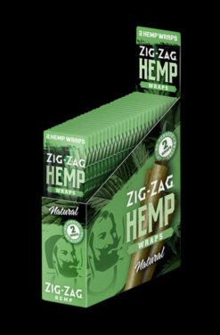 Zig Zag Hemp Wraps - 25 Pack