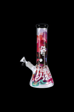 Rock Legends Beaker Ice Bong - Jimi Rainbow Haze