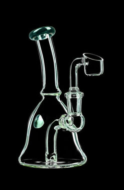 DankStop Marble Accented Mini Rig - The Blob