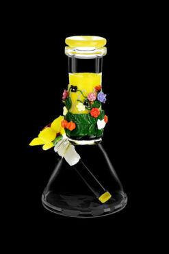 Flowers Baby Beaker Water Pipe
