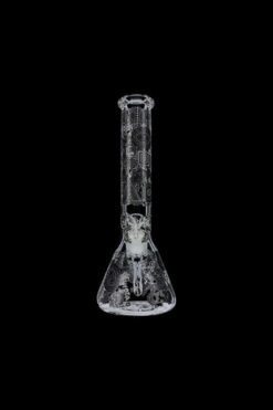 14 Inch Glass Beaker Ice Bong with Print