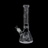 14 Inch Glass Beaker Ice Bong with Print 14 Inch Glass Beaker Ice Bong with Print