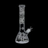 Glass Beaker Ice Bong with Tribal Drummer Print Glass Beaker Ice Bong with Tribal Drummer Print