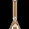 Glass Beaker Base Ice Bong with Metallic Finish Glass Beaker Base Ice Bong with Metallic Finish
