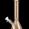Glass Beaker Base Ice Bong with Metallic Finish Glass Beaker Base Ice Bong with Metallic Finish
