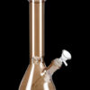 Glass Beaker Base Ice Bong with Metallic Finish Glass Beaker Base Ice Bong with Metallic Finish