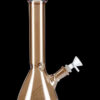 Glass Beaker Base Ice Bong with Metallic Finish Glass Beaker Base Ice Bong with Metallic Finish