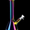 Glass Beaker Base Ice Bong with Metallic Finish Glass Beaker Base Ice Bong with Metallic Finish