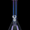 Glass Beaker Base Ice Bong with Metallic Finish Glass Beaker Base Ice Bong with Metallic Finish