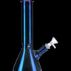 Glass Beaker Base Ice Bong with Metallic Finish Glass Beaker Base Ice Bong with Metallic Finish