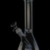Glass Beaker Base Ice Bong with Metallic Finish Glass Beaker Base Ice Bong with Metallic Finish