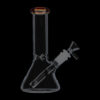 Glass Beaker Base Ice Bong with Colored Mouthpiece Glass Beaker Base Ice Bong with Colored Mouthpiece