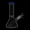 Glass Beaker Base Ice Bong with Colored Mouthpiece Glass Beaker Base Ice Bong with Colored Mouthpiece