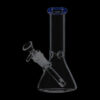 Glass Beaker Base Ice Bong with Colored Mouthpiece Glass Beaker Base Ice Bong with Colored Mouthpiece