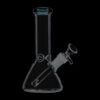 Glass Beaker Base Ice Bong with Colored Mouthpiece Glass Beaker Base Ice Bong with Colored Mouthpiece
