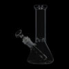 Glass Beaker Base Ice Bong with Colored Mouthpiece Glass Beaker Base Ice Bong with Colored Mouthpiece