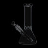 Glass Beaker Base Ice Bong with Colored Mouthpiece Glass Beaker Base Ice Bong with Colored Mouthpiece