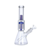 Glass Beaker Base Bong with Tree Perc and Splash Dome Glass Beaker Base Bong with Tree Perc and Splash Dome
